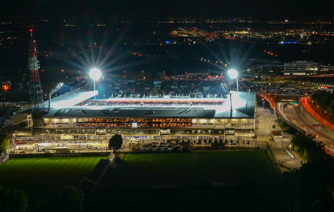arena at night